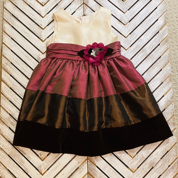 Toddler 12-18 Mo Faux Fur Jacket and Dress - Picture 5 of 5